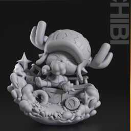 Anime Straw Hat Reindeer Resin Model Kit - Unpainted Nomnom Figures - thumbnail 2