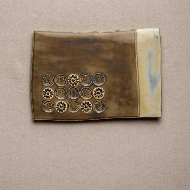 Modern Wall Art, Ceramic & Mosaic Textured Fragmentation - Made To Order F - image 1
