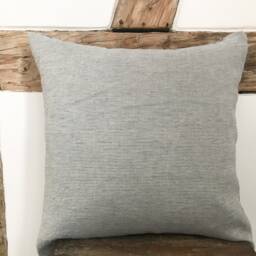 Set Of 2, 4, 6 Softened Linen Pillow Cases in Thin Blue/Natural Stripes/Linen Throw Pillows Stripes/Decorative - thumbnail 3