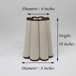 Handmade Fabric Pleated Pendant Lighting For Home Decor - thumbnail 2