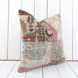 16x16 Kilim Pillow Cover Turkish Bohemian Accent - thumbnail 3