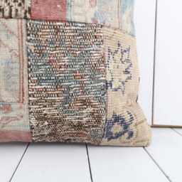 16x16 Kilim Pillow Cover Turkish Bohemian Accent - thumbnail 2