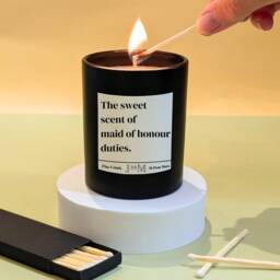 Maid Of Honour Gift. Proposal. Candle. Wedding Gifts Maid . Candle For Her. Bridesmaid Her - thumbnail 1