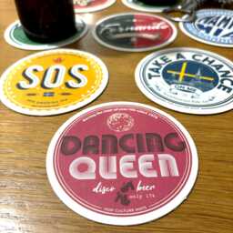 Disco Coasters - Eurovision Beer Mats Music Gifts Coasters - thumbnail 1