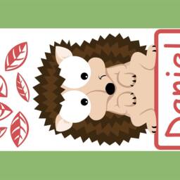 "Wall Sticker ""Hedgehog" - thumbnail 2