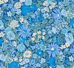 Liberty London Blue Floral Baby Bedding Set - Vintage Chintz - thumbnail 2