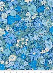 Liberty London Blue Floral Baby Bedding Set - Vintage Chintz - thumbnail 1