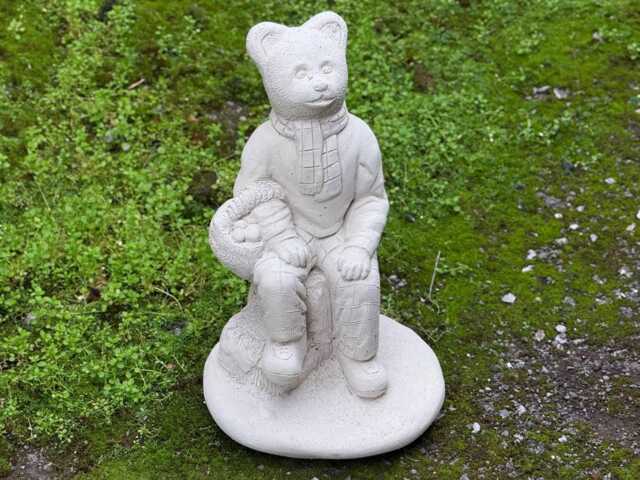 Concrete Bear Statue Outdoor Wild Animal Sculpture Handcrafted Garden Figure Stone Yard Ornament Cement Lover Gift Lawn Art - image 1