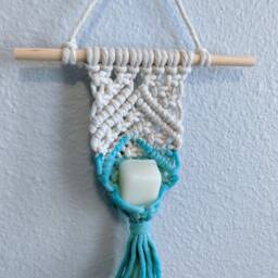 Mini Macrame Air Plant Or Gemstone Hanger - thumbnail 4