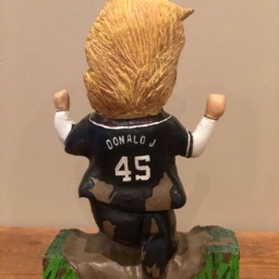 Donald J Trump Hand Carved Wooden Figurine The Racing Presidents - thumbnail 2