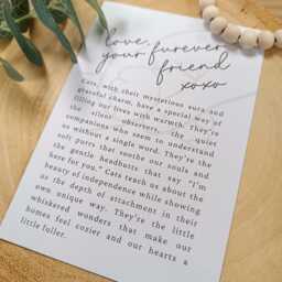 Christmas Tree Cat Gift - Bauble Pet Poem Mum - thumbnail 3