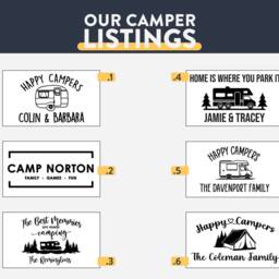 Camper Doormat - Personalized Camping Door Mat Van Gift Family Name Welcome Rv Rug Gifts For - thumbnail 2