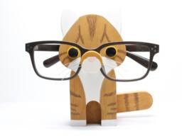 Orange Tabby Cat Eyeglass Stand/Glasses Holder