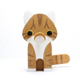 Orange Tabby Cat Eyeglass Stand/Glasses Holder - thumbnail 3