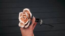 6Th Year Wedding Gift For Her Blacksmith Metal Rose Steel Forged Iron Anniversary Gifts Sculpture - thumbnail 1
