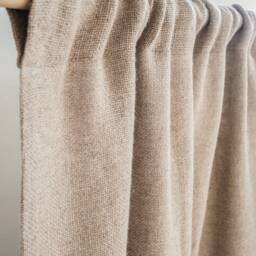 Rustic Linen Curtain Panel - Rod Pocket Or Tape - thumbnail 2
