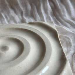 White Soap Dish, Rectangular Bathroom Tray, Handmade Kitchen Pottery, Household Holder, Thrown Textured Dishes - thumbnail 2