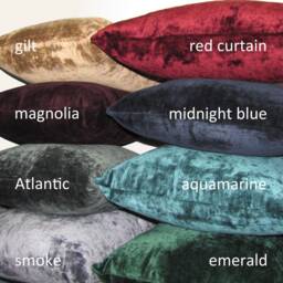 Made To Order Bespoke Atlantic Luxury Textured Velvet Cushion - thumbnail 4