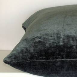 Made To Order Bespoke Atlantic Luxury Textured Velvet Cushion - thumbnail 1