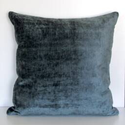 Made To Order Bespoke Atlantic Luxury Textured Velvet Cushion - thumbnail 3