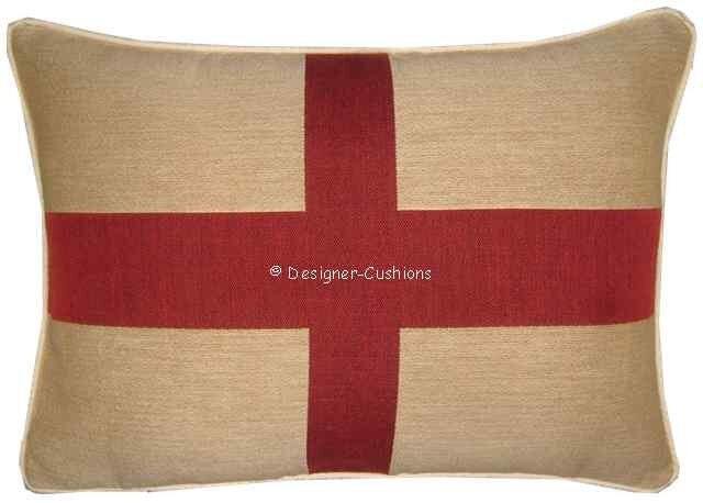 England St Georges Flag Oblong Tapestry Cushion Pillow Cover - image 1