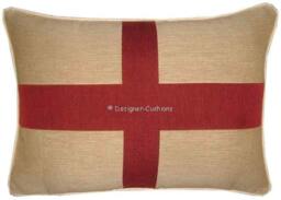 England St Georges Flag Oblong Tapestry Cushion Pillow Cover - thumbnail 1