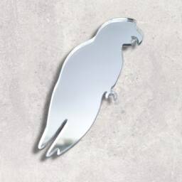 Parrot Acrylic Mirror Wall Art Personalized Engraved Decor - thumbnail 2