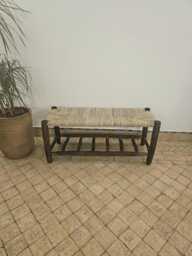 Wooden Bench With Integrated Storage - thumbnail 1