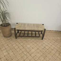 Wooden Bench With Integrated Storage - thumbnail 2