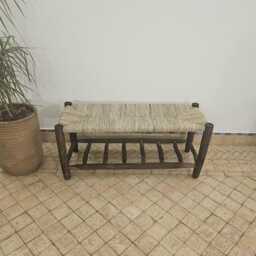 Wooden Bench With Integrated Storage - thumbnail 4