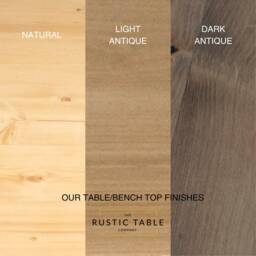 Bakery Table Dining Set With Benches - Rustic & Reclaimed Handmade in The UK - thumbnail 4