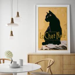 Le Chat Noir Poster - Vintage French Cabaret Black Cat Print - thumbnail 2