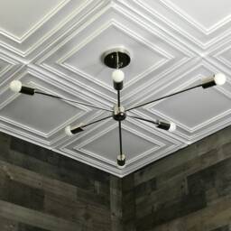 Sunburst 6 Light Modern Mid Century Industrial Chandelier - thumbnail 3