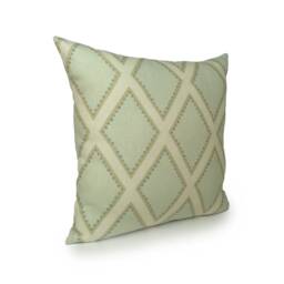 Designer Decorative Throw Pillow Cover, Sarah Richardson Brookhaven in Celadon, Cushion Modern Linen Pillow, Kravet Pillow - thumbnail 2