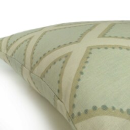 Designer Decorative Throw Pillow Cover, Sarah Richardson Brookhaven in Celadon, Cushion Modern Linen Pillow, Kravet Pillow - thumbnail 3
