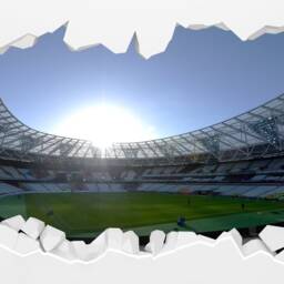 West Ham United Football Club - Smashed London Stadium Wall Mural 1 - thumbnail 2