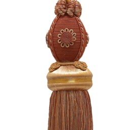 "D??copro Curtain & Drapery Tassel Tieback, Length 10"" - 25cm, Spread 30" - thumbnail 2