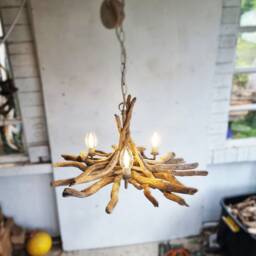 Driftwood Chandelier Ip44 Rated Indoor/Outdoor Lighting - thumbnail 2