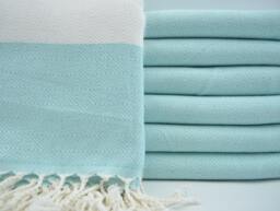 "Mint Green Towel, Designer Towel, Cotton Towel, Diamond Towel, Turkish Towel, Peshtemal, 38""x70"