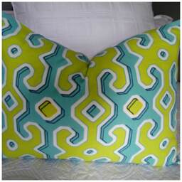 Closeout..pillow Cover.slip Covers.home Decor.greens.navy Blue.white.home Decor Pillow Covers.slip Covers.teens.adult.decor - thumbnail 1