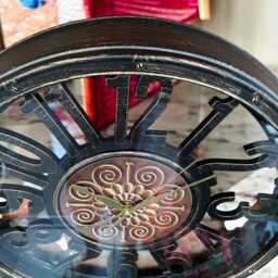 43 cm - 17 Inches Vintage Wall Clock - Classic Antique Quartz Silent Non-Ticking Home D??cor, Handmade Super - thumbnail 4