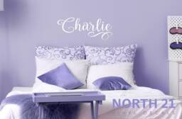 Girls Name Wall Decal - Personalized Decals Baby Girl Nursery Decal For Bedroom, Decor, Art, Gift - thumbnail 1