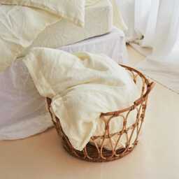 Linen Flange Pillow Sham Set, Covers, Envelope Cover, Pillowcases, Bedding, Set Of 2 Linen Shams - thumbnail 3