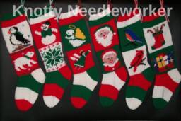 PDF Polar Pals Pattern Hand Knitted Christmas Stocking - thumbnail 1