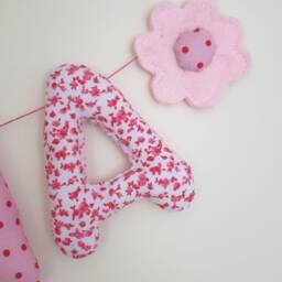 Fabric Letter Garland/Name Baby Room Decoration Nursery Decor Girl Name Wall Art Baby Cath Kidston - thumbnail 3