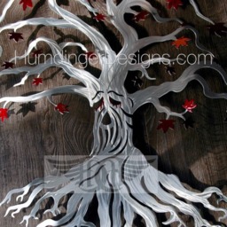 Crying Weirwood Tree Metal Art Of Life Wall Decor - thumbnail 3