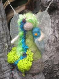 Needle Felted Standing Tree Fairy, Made To Order, Original Design By Borbala Arvai