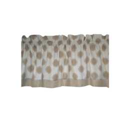 Beige Tan Valance 17x54 - Mill Creek Jatte Paramount Curtain Rod Pocket Window Topper Custom Handmade Drapes D??cor Jobs