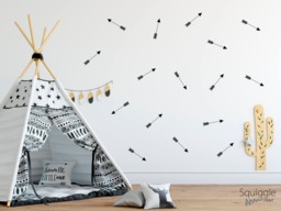 Arrow Wall Stickers, Nursery Bedroom Decor Home - 15, 15cm - thumbnail 1