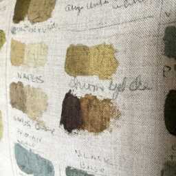 Designers Guild John Derian Mixed Tones Natural Cushion Cover - thumbnail 2